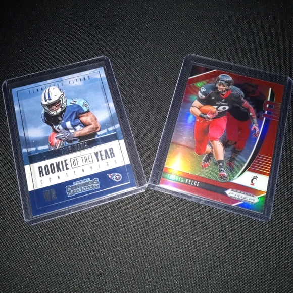 Corey Davis rc and Travis Kelce in college uni - Picture 1 of 4